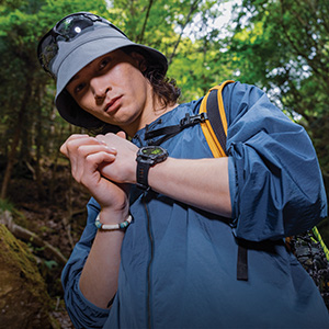 man wearing sunglasses and hat